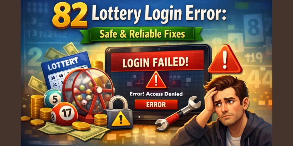 82 Lottery Login Error