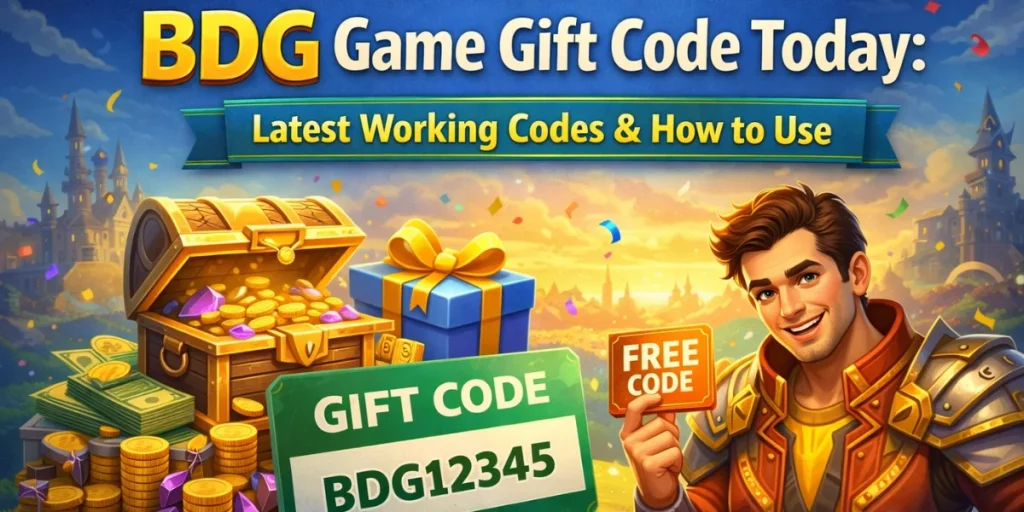 BDG Game Gift Code Today